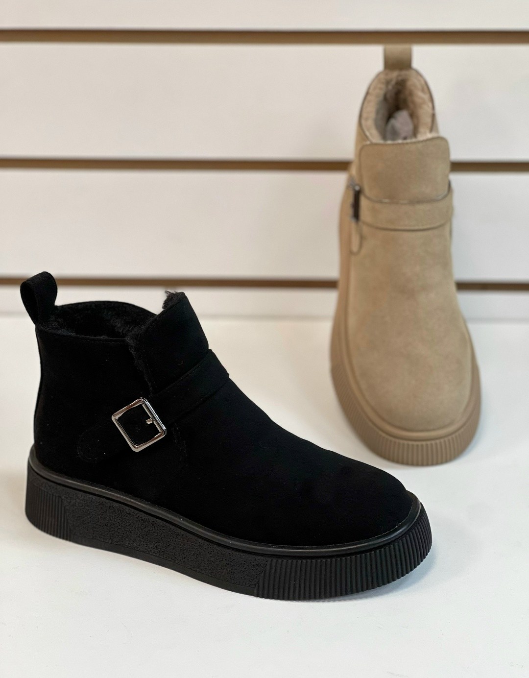 ,женская ,ботинки женские,ботинки замш,зимняя женская