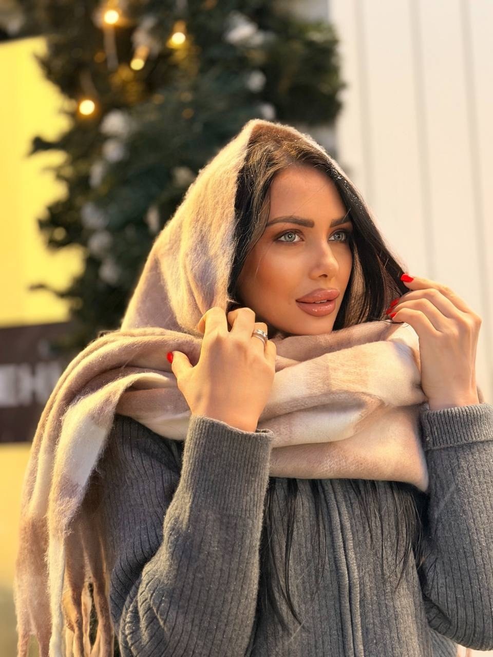 шарф зимний теплый в полоску палантин женский,теплый шарф,палантин шарф теплый,модные шарфы,шарфы платки