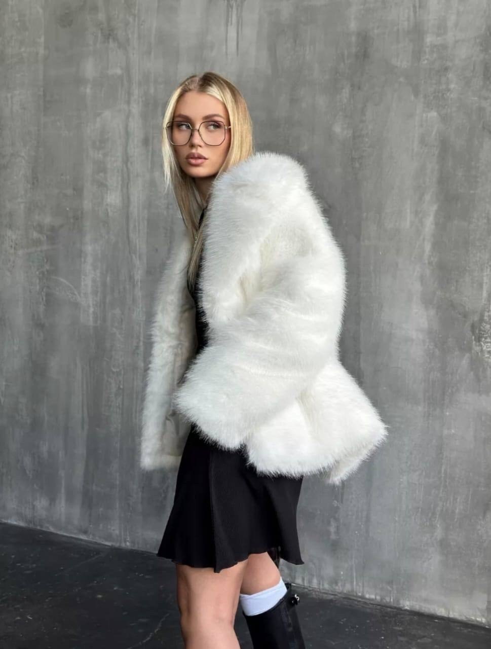 шуба из экомеха premium oksana utova brand,шуба из экомеха premium oksana utova brand цвет черный,шуба искусственная короткая экошуба oksana utova brand,шуба искусственная короткая экошуба oksana utov