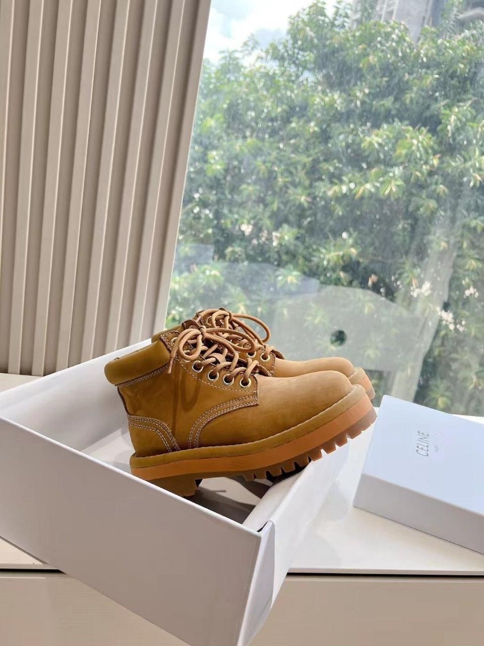 ботинки celine,,ботинки celine 2025,celine ботинки коричневые,женские ботинки