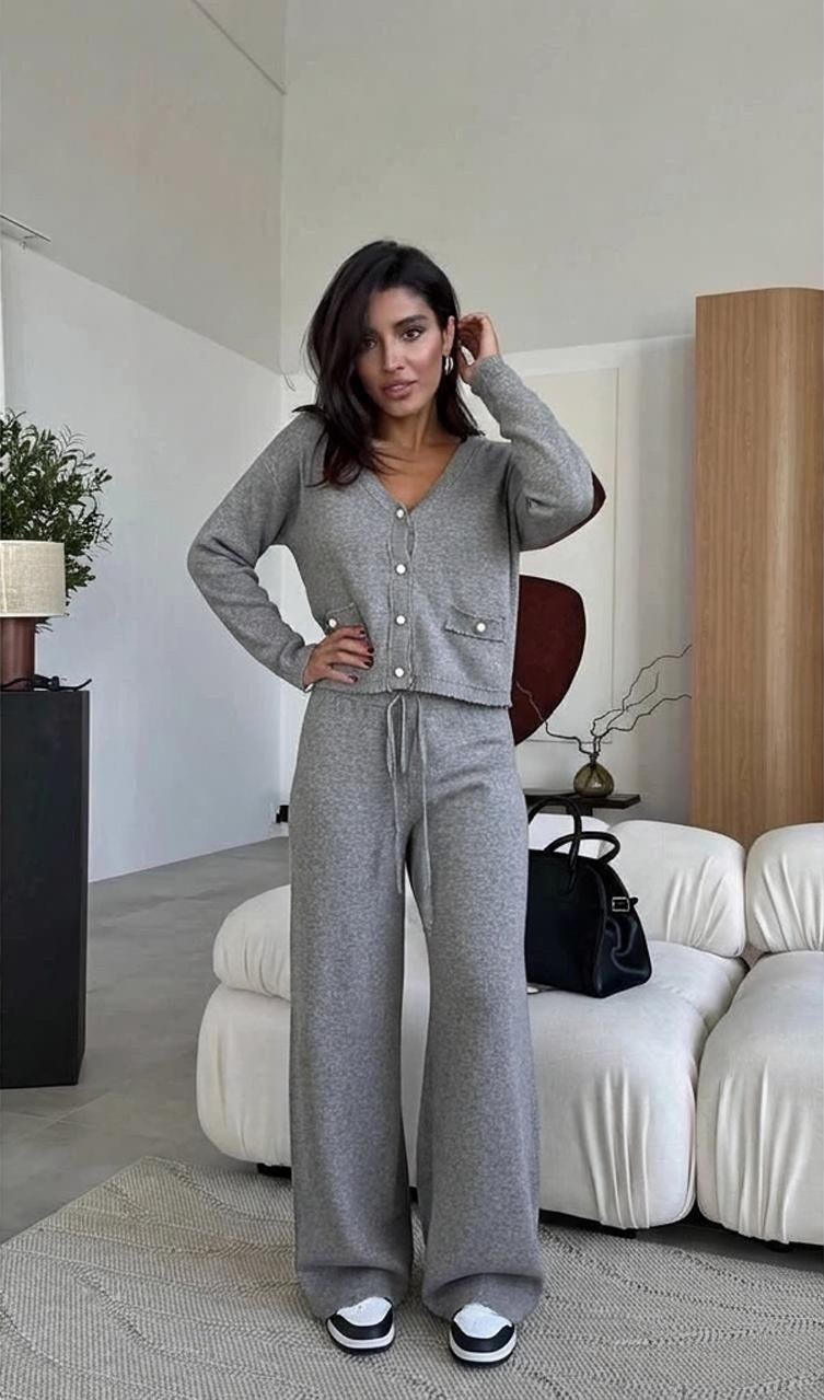 женский кашемировый трикотажный костюм hirsionsan,трикотажный брючный костюм,трикотажный костюм,костюм двойка кашемир,костюм брючный