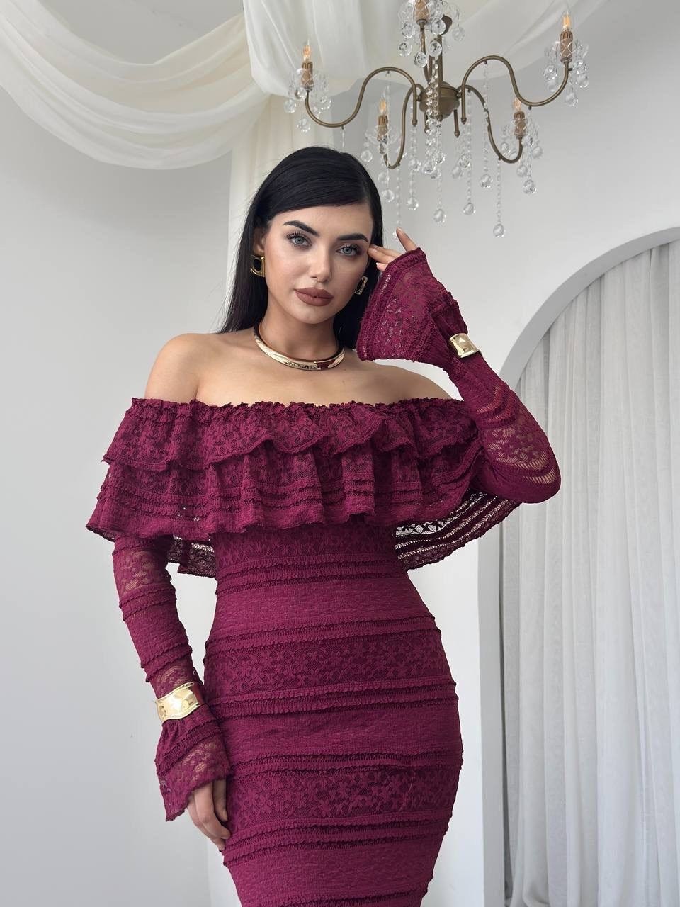 платье на вечер,бордовое платье,кружевные платья,длинное платье,красное вечернее платье