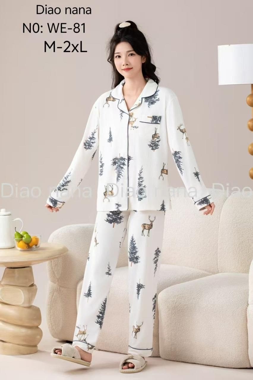 муслиновая пижама рубашка со штанами,пижама женская,пижама для женщин,женская пижама с длинным рукавом,женская пижама домашняя одежда
