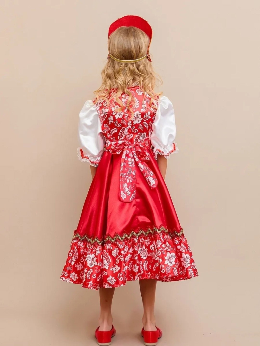 карнавальный костюм batik любава 1127 к-25 мультиколор,костюм любава batik мультиколор,детский карнавальный костюм,карнавальный костюм,народный костюм