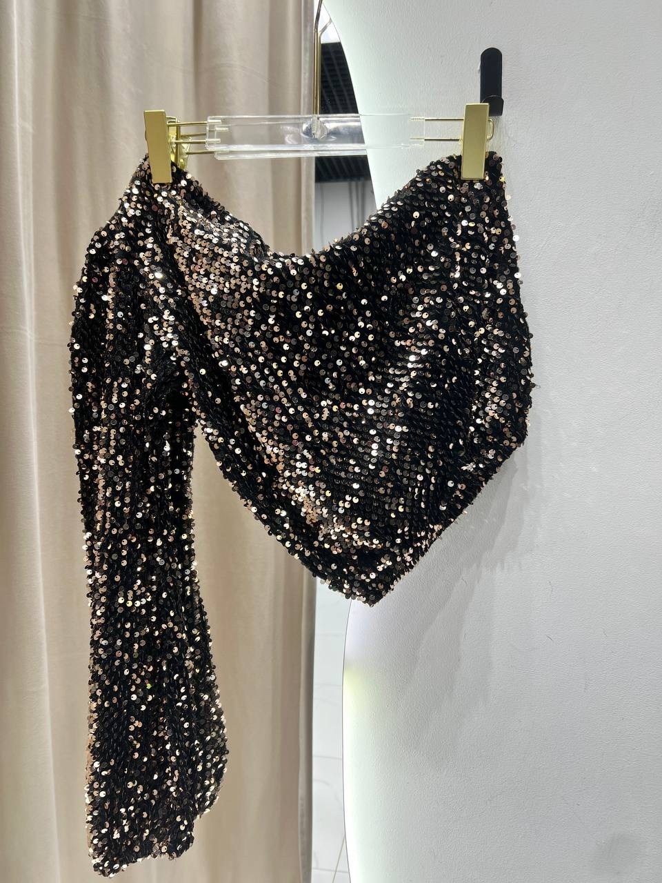 топ из пайеток,кроп топ,блестящий топ,женские топы