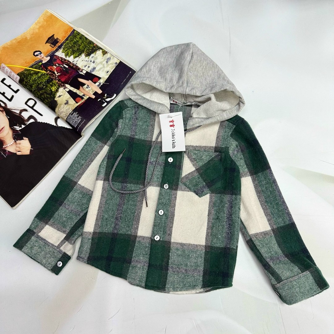 рубашка для девочек,рубашка с капюшоном,рубашка в клетку с капюшоном для девочки,рубашка в клетку с капюшоном,рубашка клетчатая комбинированная с капюшоном