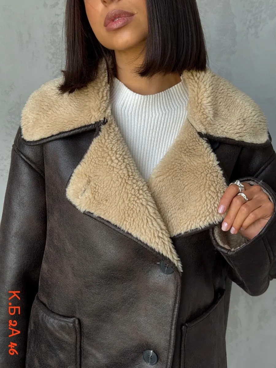 дубленка женская,дублёнка авиатор женская,дубленка оверсайз,стильная дубленка,дублёнка авиатор