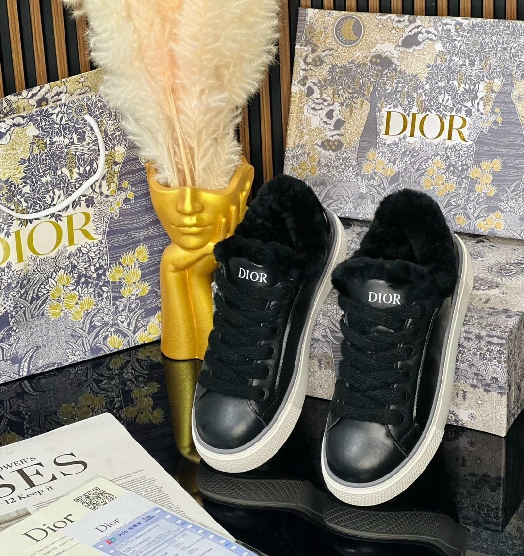 кеды dior,кеды christian dior с мехом,кеды christian dior,кроссовки dior,