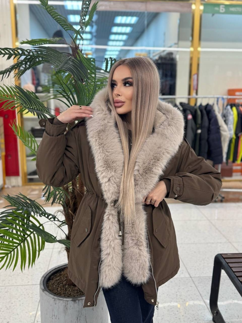 парка с натуральным мехом,парка зимняя с натуральным мехом nanu furs 331158595,парка с мехом,парка с мехом песца,парку с мехом