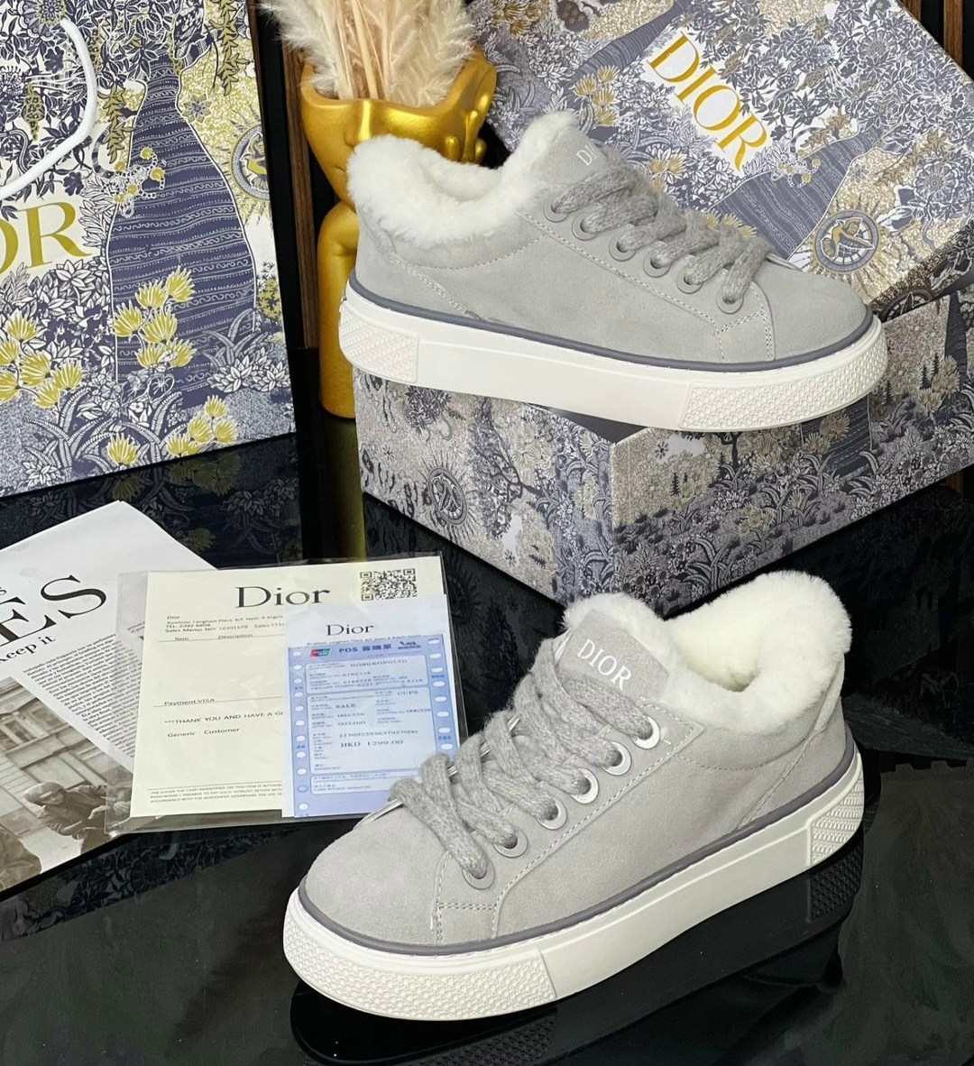кеды dior,кеды christian dior с мехом,кеды christian dior,кроссовки dior,