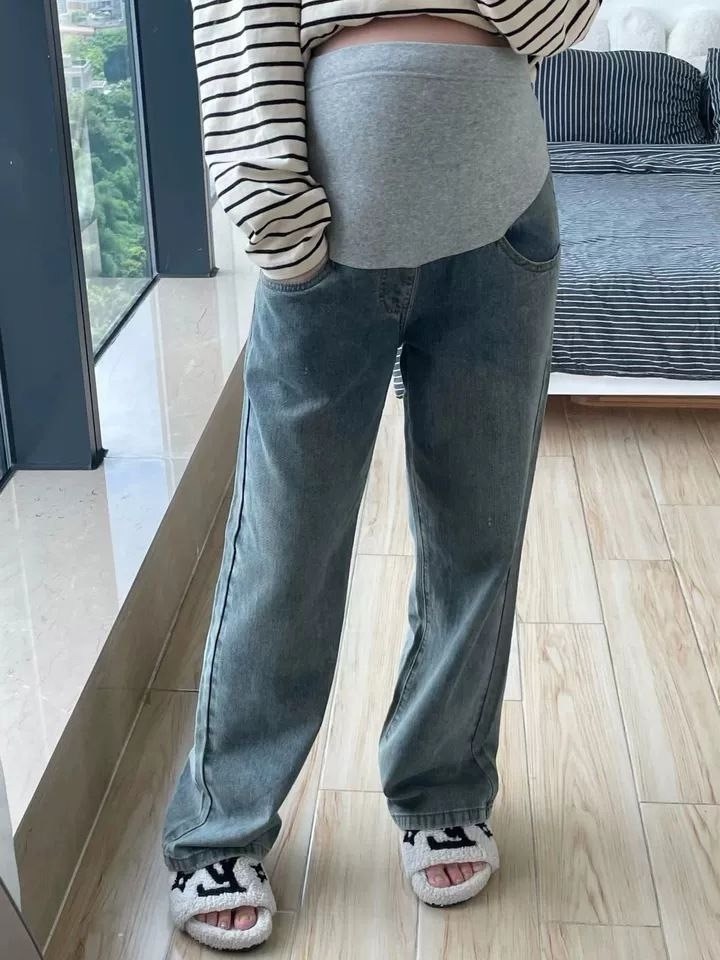 широкие джинсы для беременных,джинсы для беременных,одежда для беременных,джинсы для беременных женщин,штаны для беременных