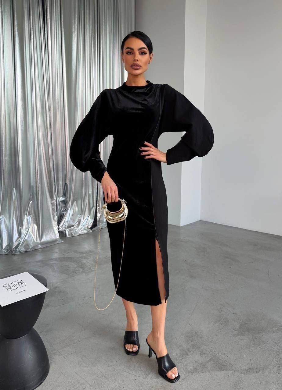 платье черное,женское платье,платье на торжество,платье,платье велюр