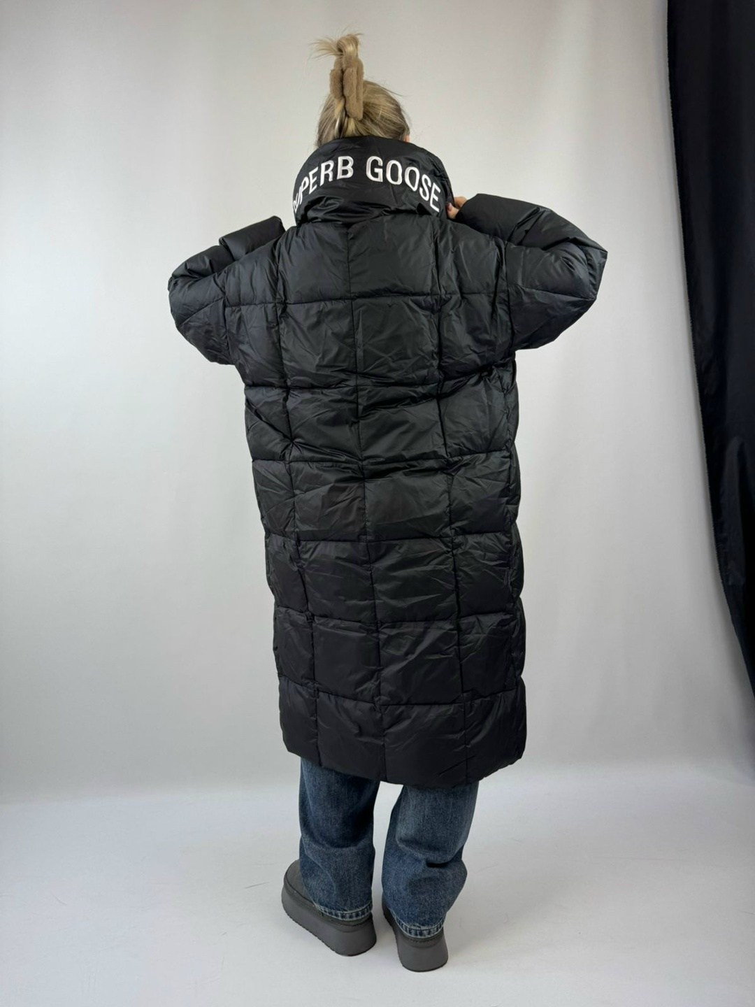 пальто oversize стеганое длинное с капюшоном черное,пуховик женский оверсайз,пальто oversize стеганое длинное с капюшоном,пальто женское befree oversize стеганое длинное с капюшоном,пуховик женский