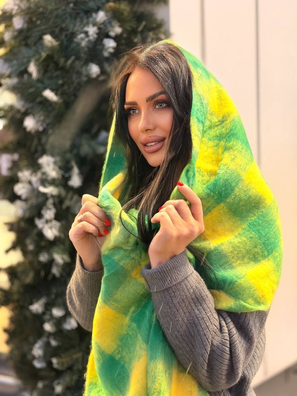 шарф зимний теплый в полоску палантин женский,теплый шарф,палантин шарф теплый,модные шарфы,шарфы платки