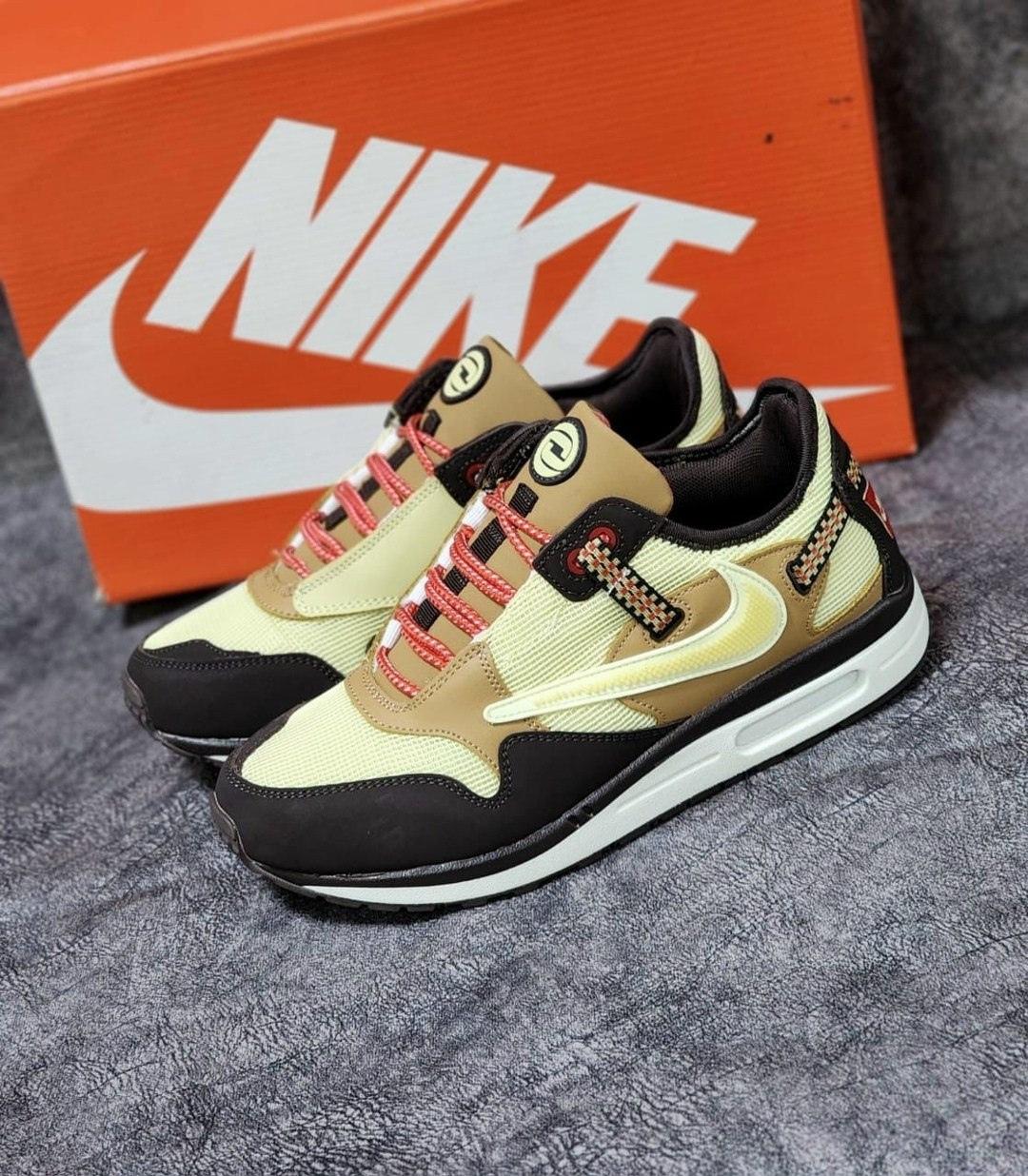 nike air max 1 travis scott cactus jack,nike air max 1 travis scott cactus jack baroque brown,travis scott x nike air max 1,nike air max 1 travis scott,кроссовки nike air max 1 x travis scott