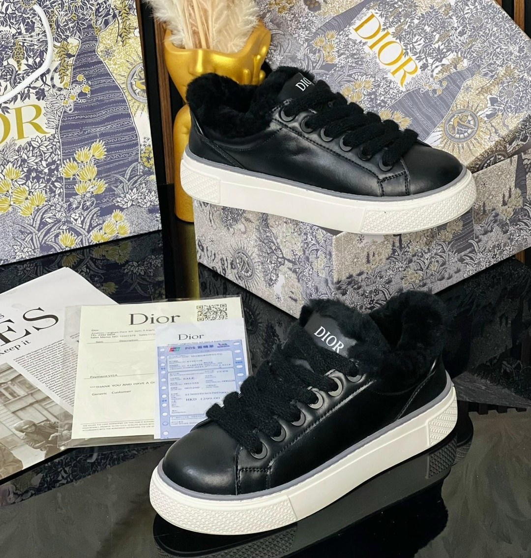 кеды dior,кеды christian dior с мехом,кеды christian dior,кроссовки dior,