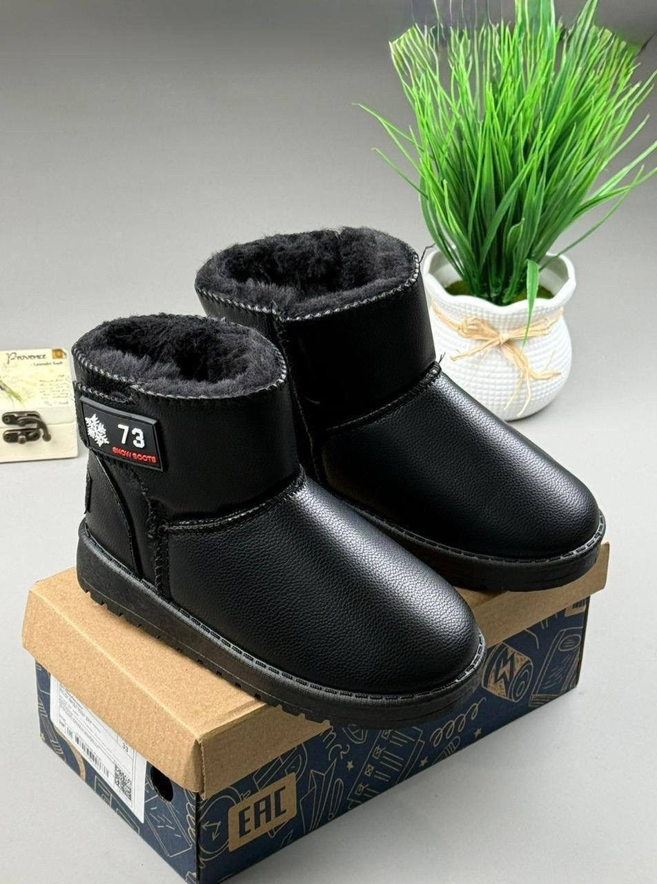 зимние угги для девочек,,угги детские, детская, детская дутики эко кожа