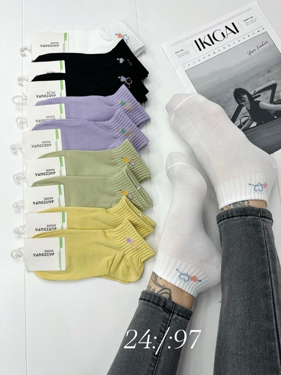 носки женские 10 пар,носки женские короткие,носки женские,носки женские р. 36-41 арт. 1315064,носки женские р