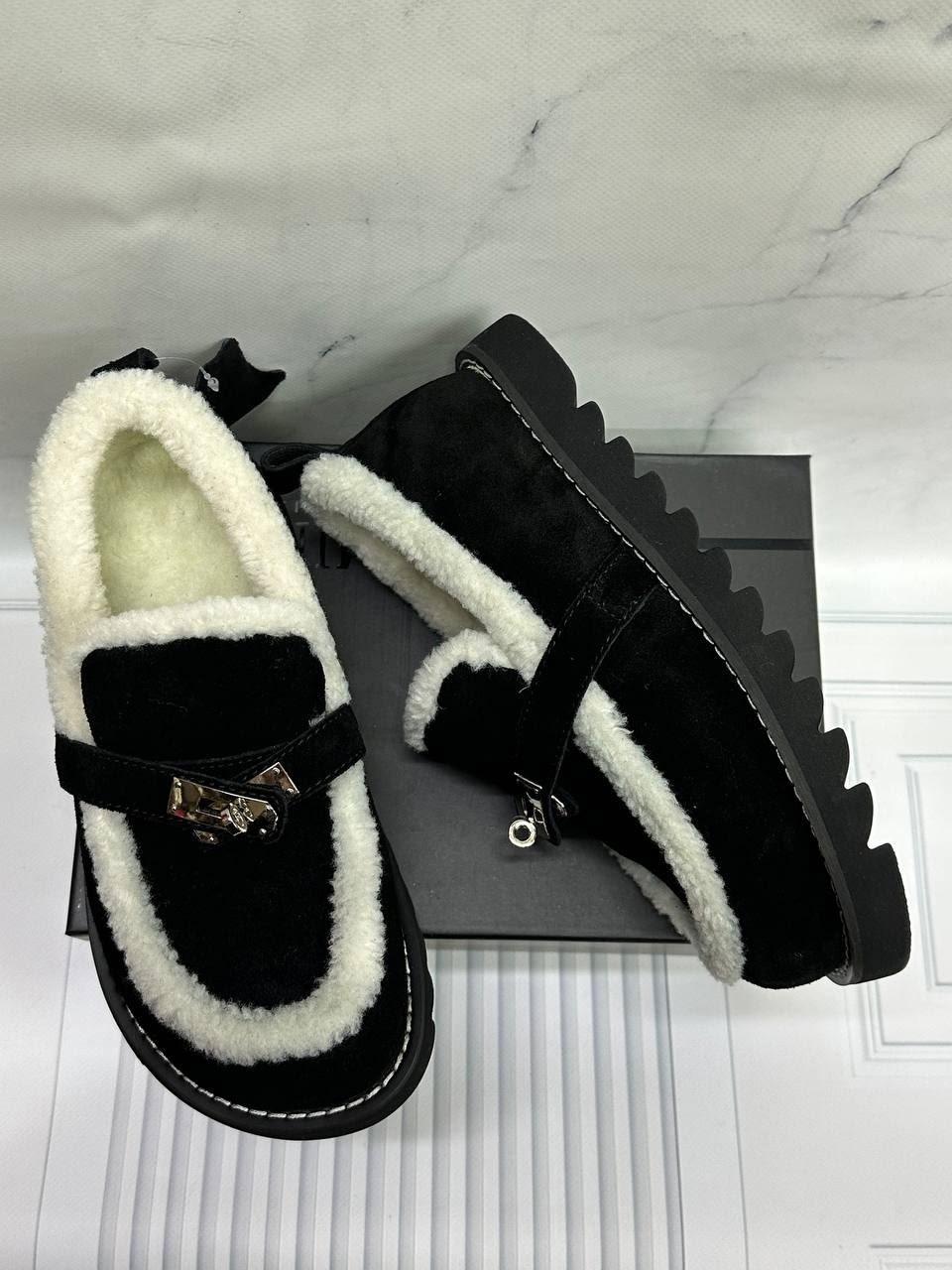 ,лоферы зимние женские,женская ,лоферы с мехом,мокасины с мехом