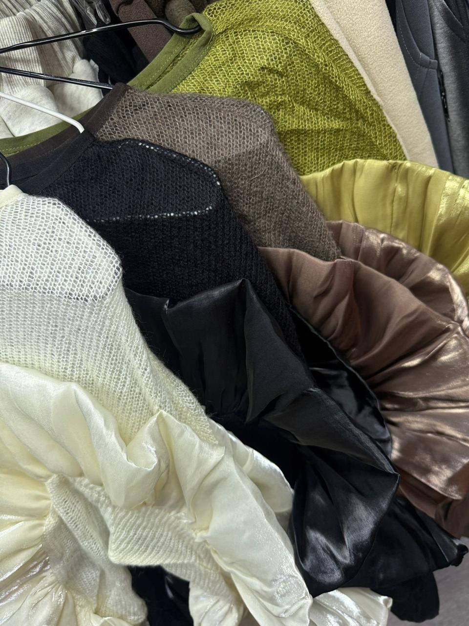 блузка с оборками,объемный свитер,модная блузка,объемный джемпер,шифоновая блузка