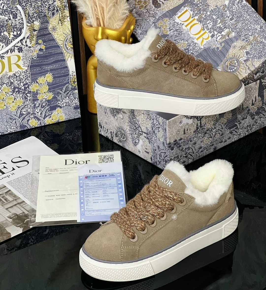 кеды dior,кеды christian dior с мехом,кеды christian dior,кроссовки dior,