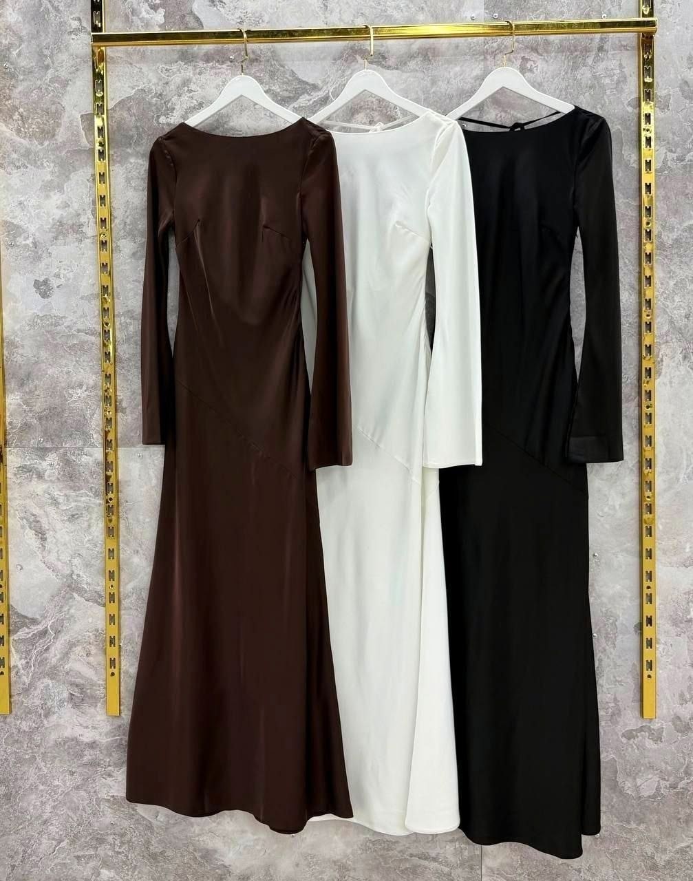 женское длинное платье,коричневое платье,длинное платье,платье длинное в пол,платье с длинными рукавами