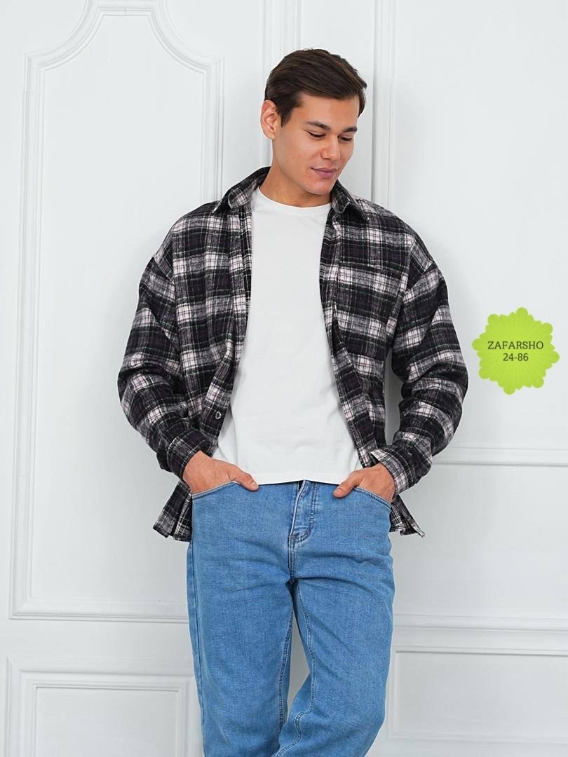 рубашка мужская в клетку,мужская рубашка,рубашка в клетку,рубашка мужская с длинными рукавами,повседневная рубашка
