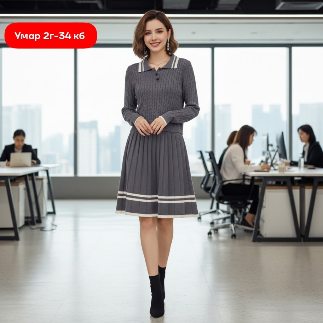 трикотажное платье,женское платье,платье стильное,платье высоким,шерстяное платье