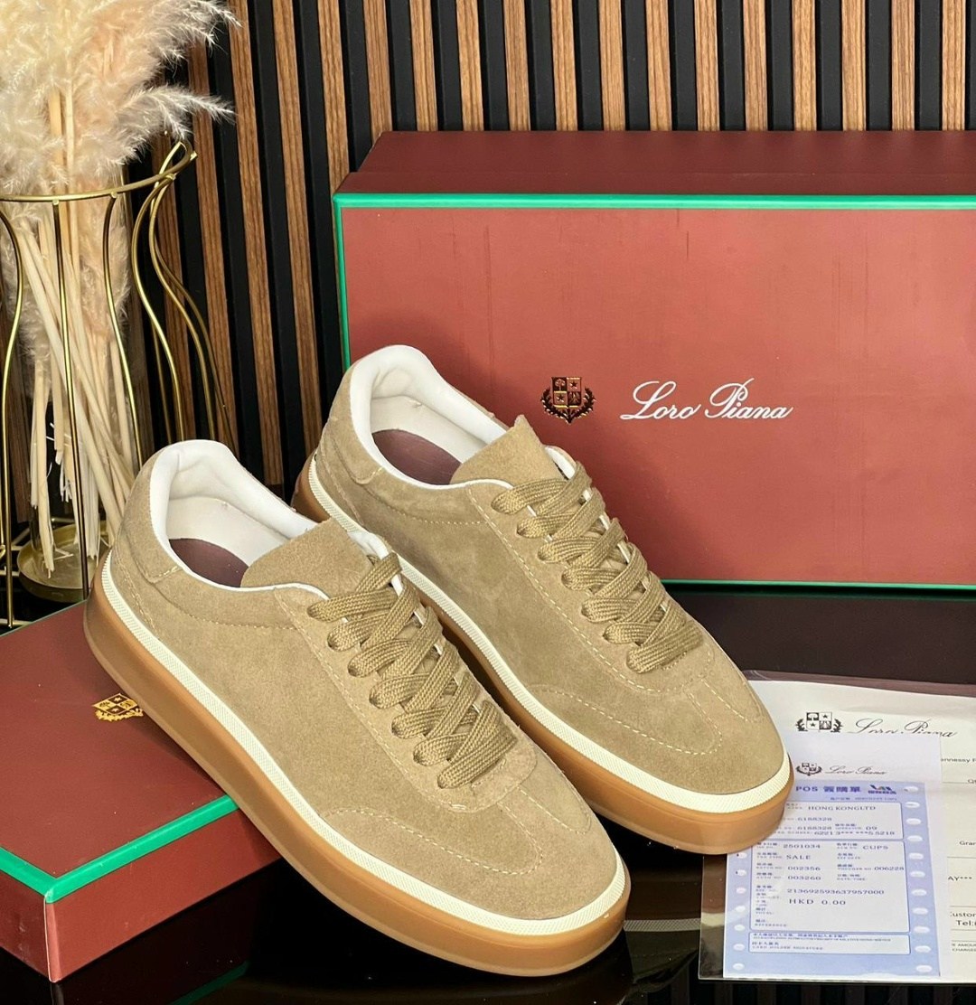 кроссовки loro piana,кеды loro piana,женские кроссовки из замши loro piana коричневые,,замшевые кроссовки