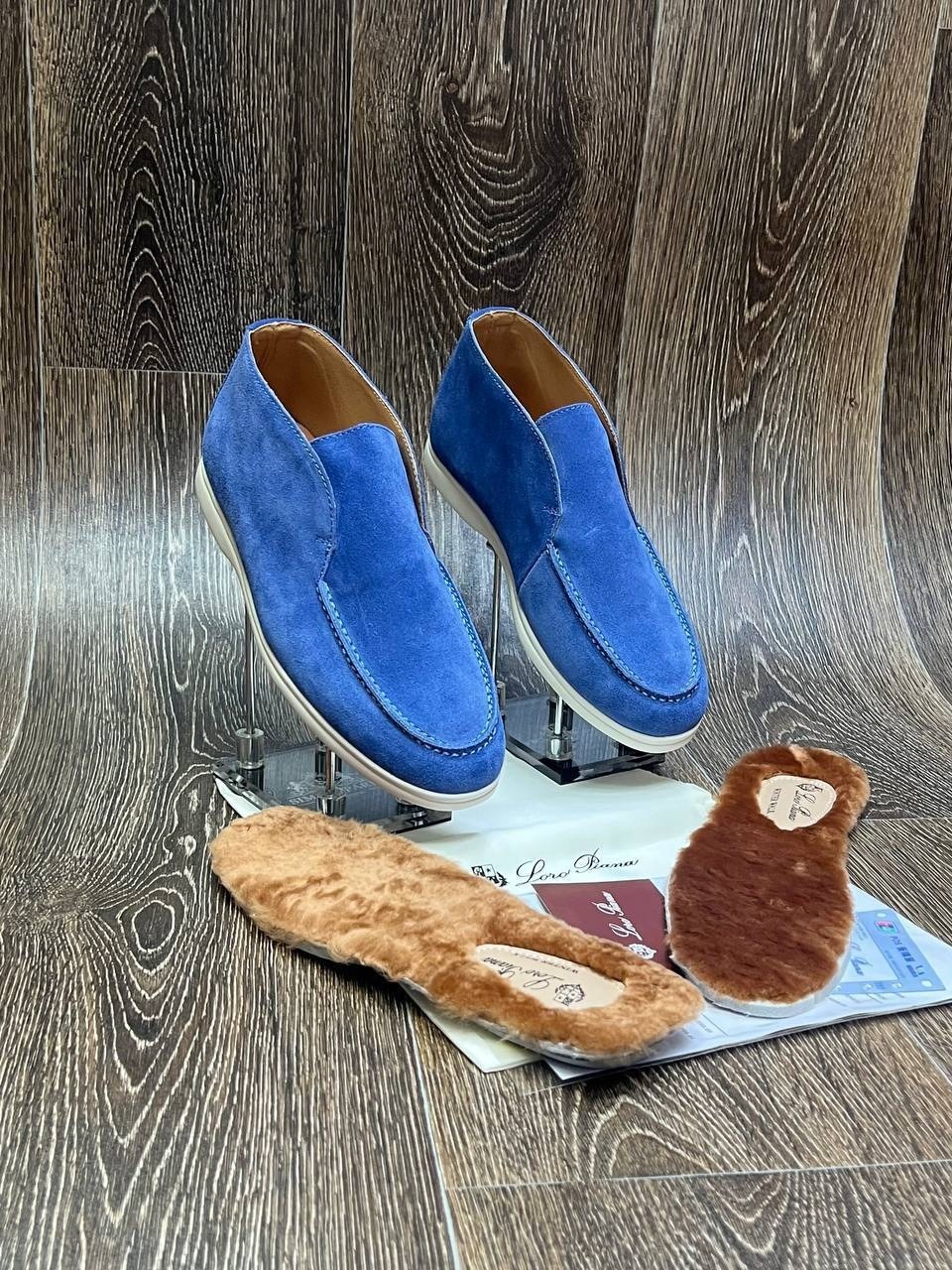 мужские лоферы loro piana,,лоферы loro piana,замшевые лоферы loro piana,мокасины loro piana summer walk замшевые синий