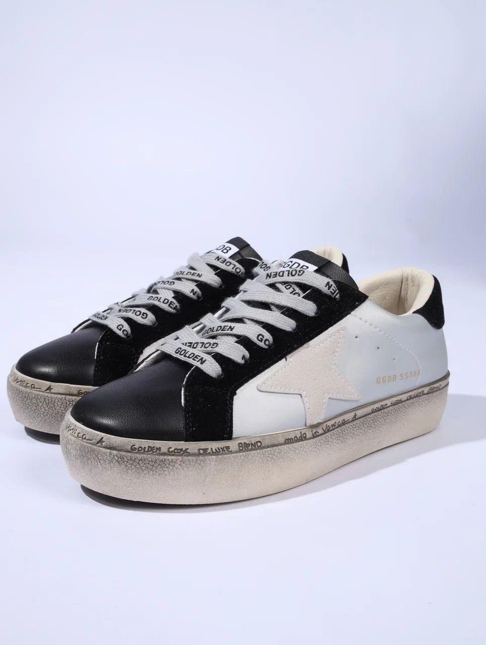golden goose кеды hi star на платформе черный,черные женские кроссовки и кеды golden goose deluxe brand,кроссовки golden goose,,кеды golden goose