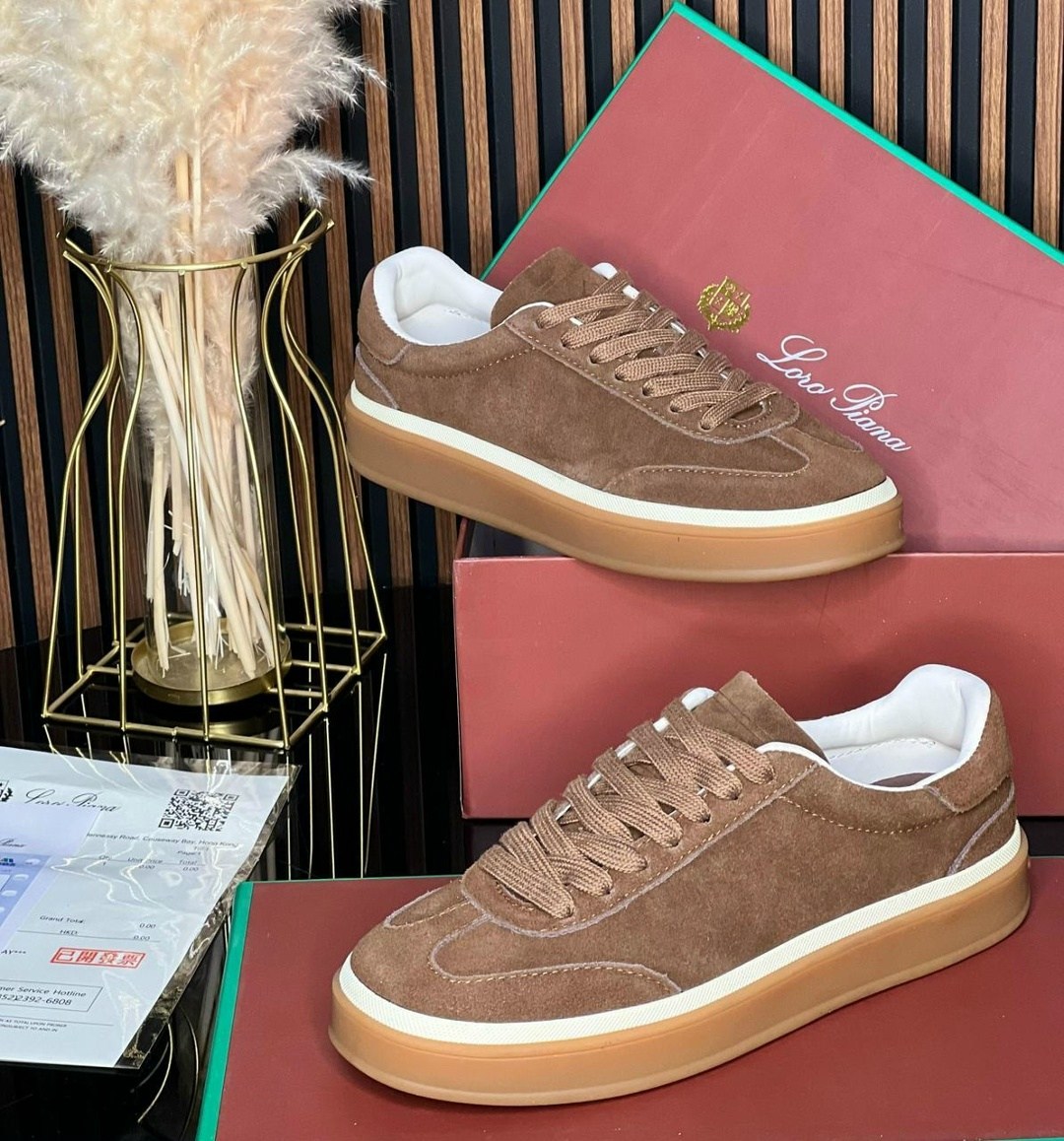 кроссовки loro piana,кеды loro piana,женские кроссовки из замши loro piana коричневые,,замшевые кроссовки