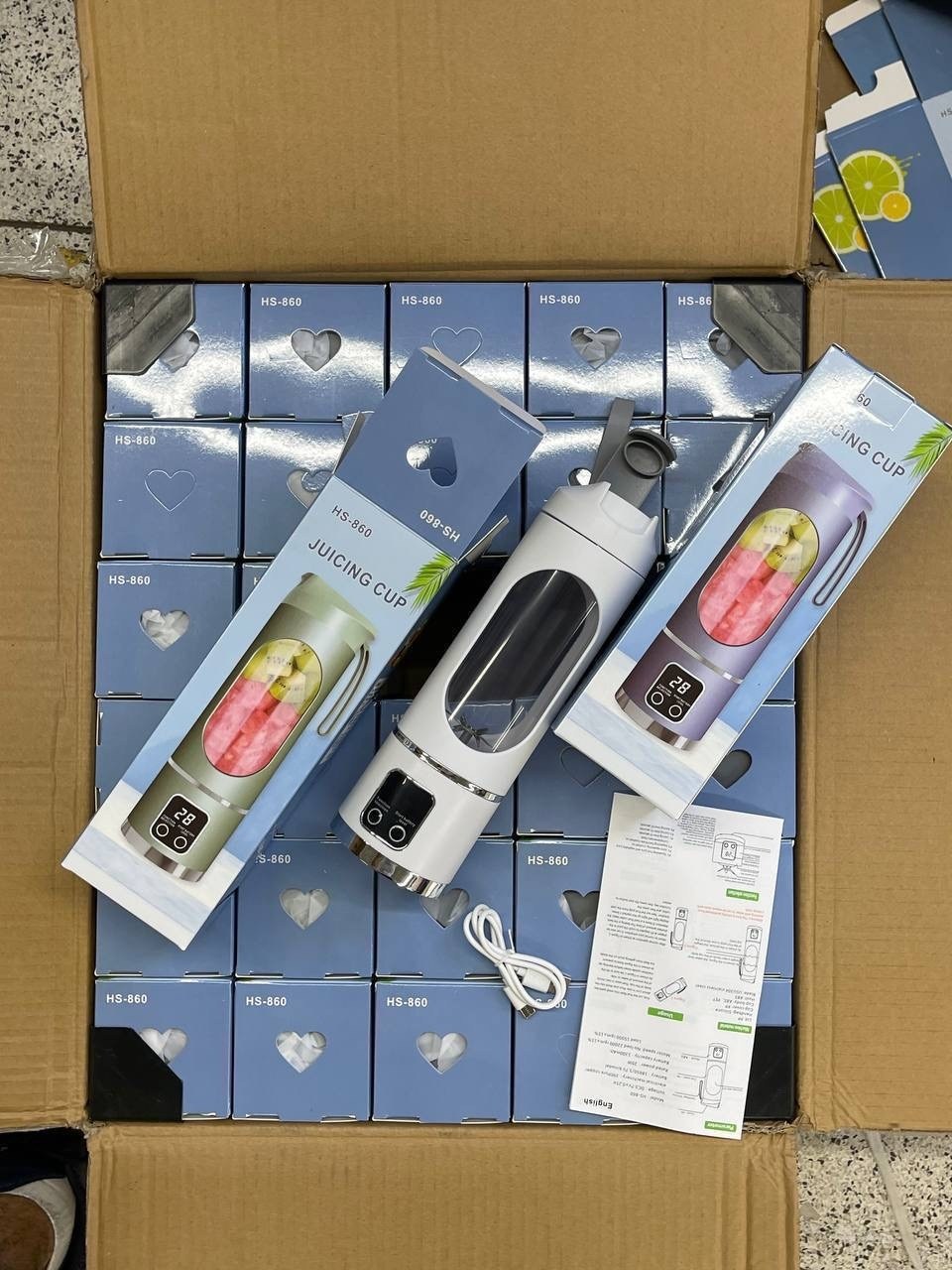 портативный блендер для смузи и коктейлей hs-860,портативная электрическая соковыжималка,портативный блендер соковыжималка,портативный беспроводной блендер для смузи,блендер портативный для смузи и ко