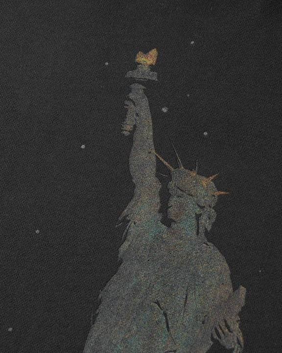 balenciaga худи paris liberty с эффектом потертости черный,худи balenciaga,худи balenciaga paris,худи баленсиага,толстовка balenciaga