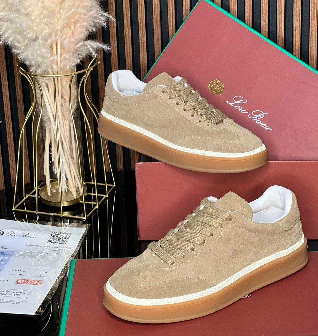 кроссовки loro piana,кеды loro piana,женские кроссовки из замши loro piana коричневые,,замшевые кроссовки