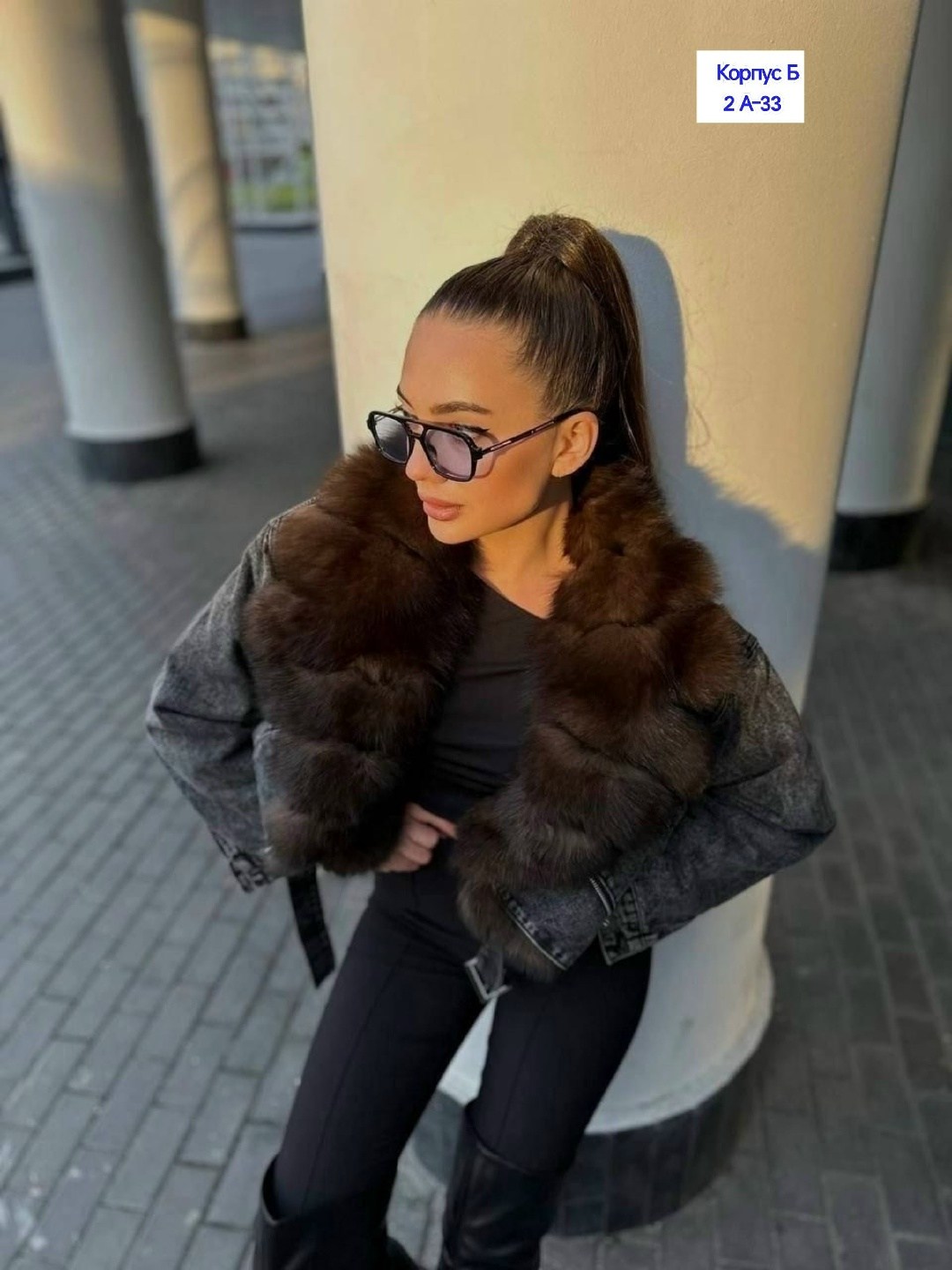 джинсовка с мехом песца,джинсовая куртка мех натуральный песец,джинсовая куртка с мехом финского песца,джинсовки с мехом песца,крутая модная джинсовка с мехом песца