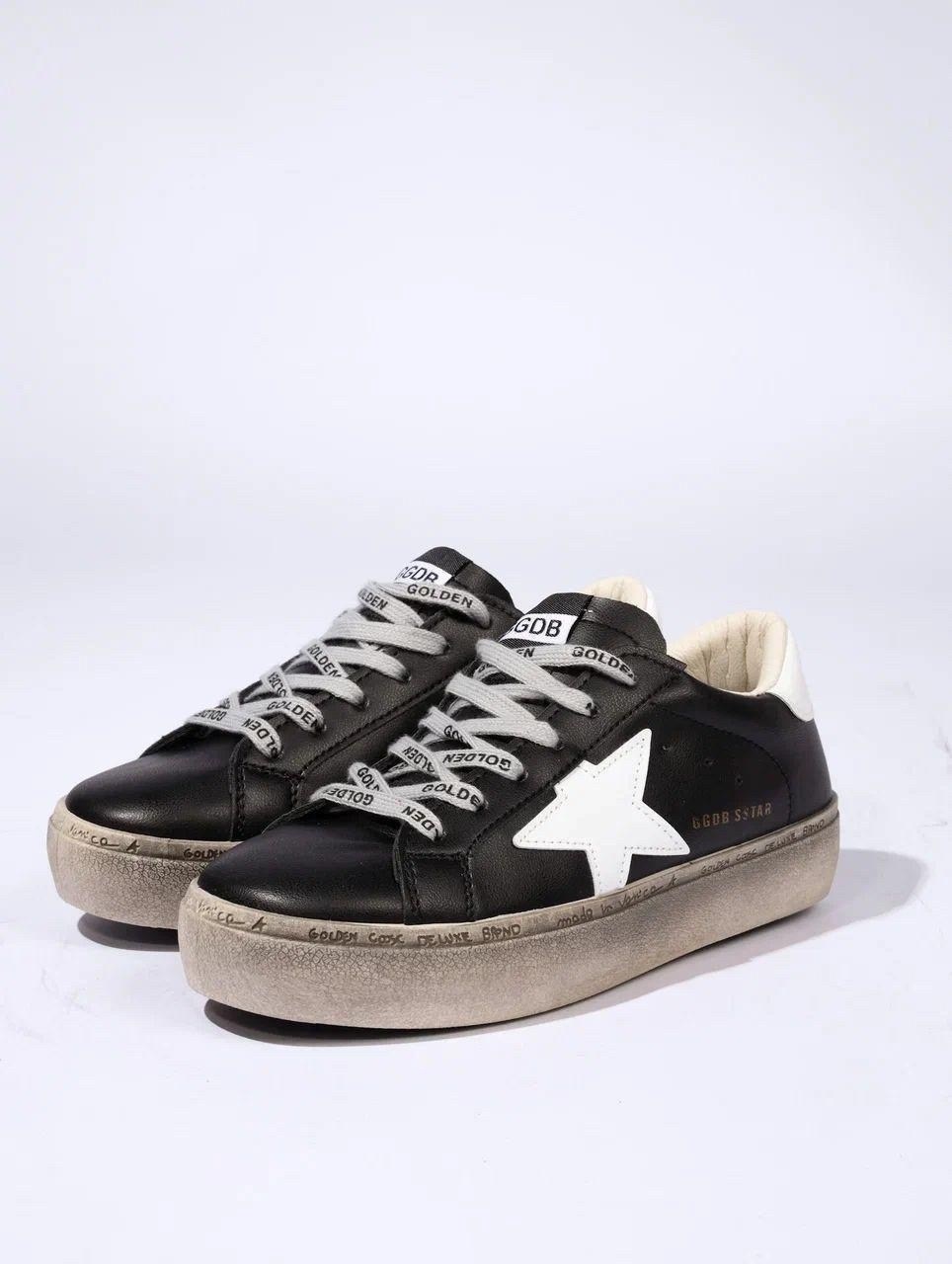 golden goose кеды hi star на платформе черный,черные женские кроссовки и кеды golden goose deluxe brand,кроссовки golden goose,,кеды golden goose