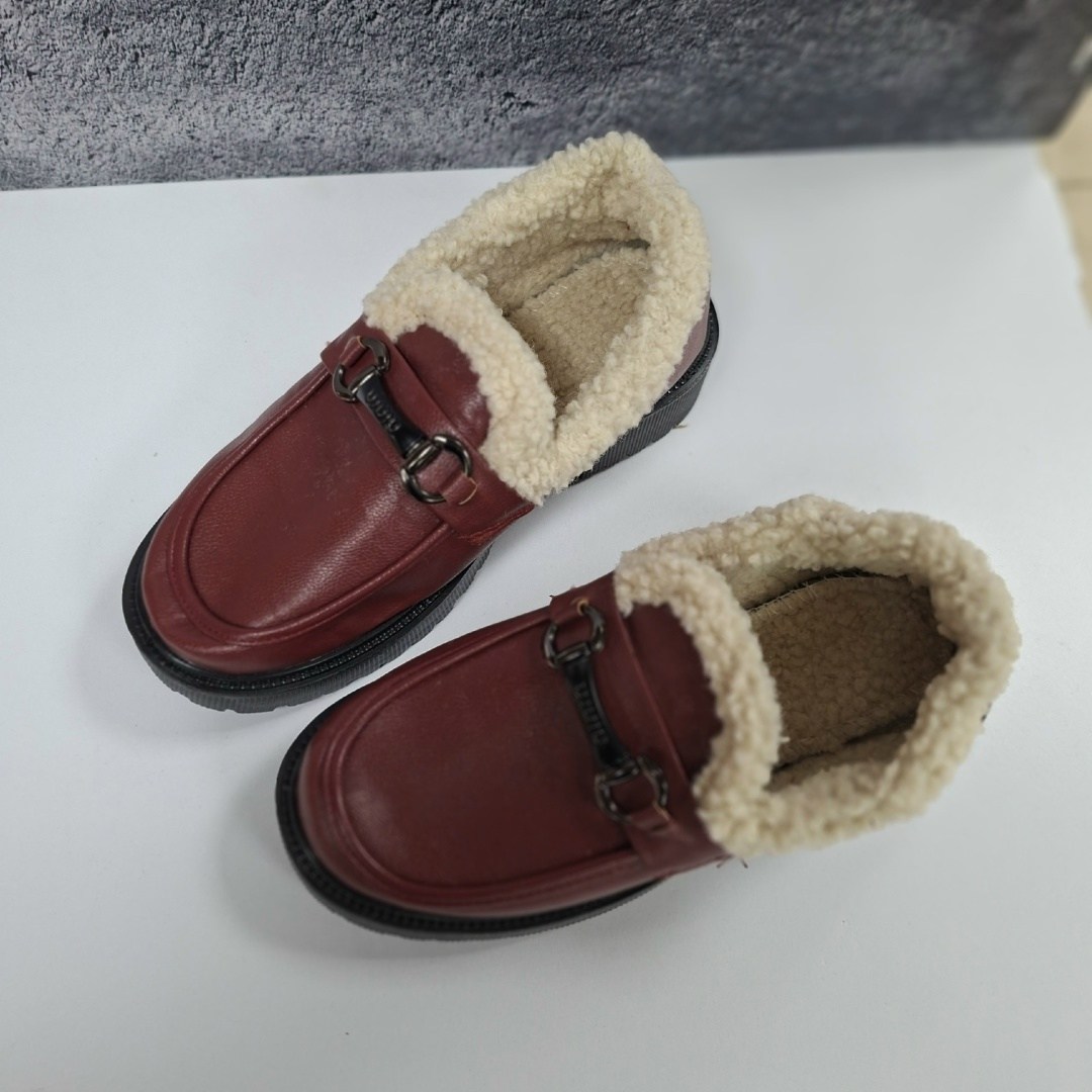 ,женские лоферы, женская,лоферы теплые,лоферы с мехом