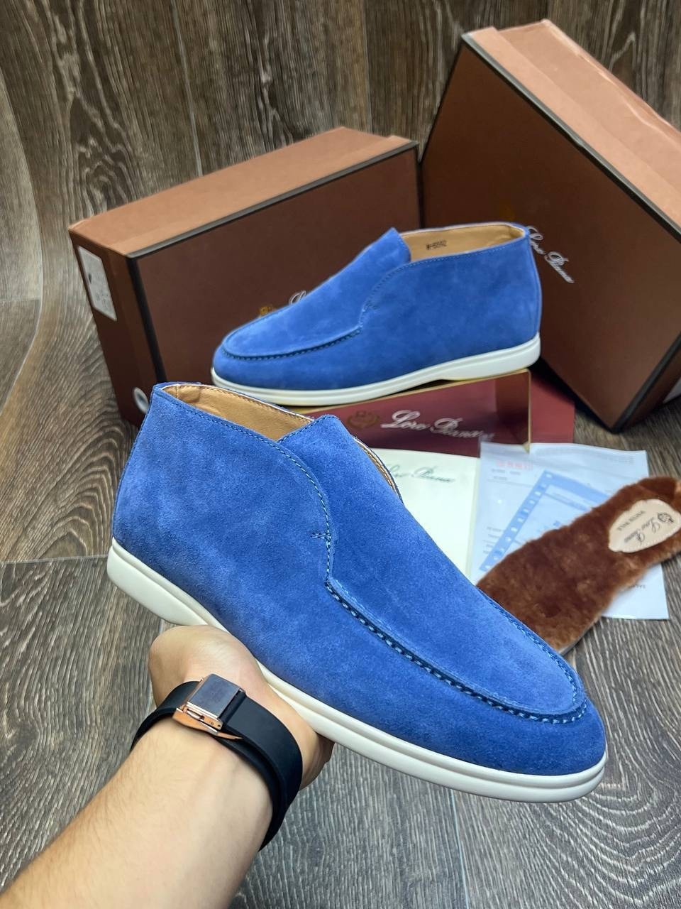 мужские лоферы loro piana,,лоферы loro piana,замшевые лоферы loro piana,мокасины loro piana summer walk замшевые синий