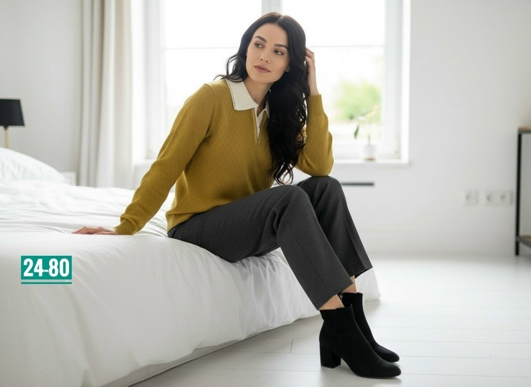 свитер с воротником,женские джемпера,серый джемпер женский,свитер пуловер,свитер с воротником поло