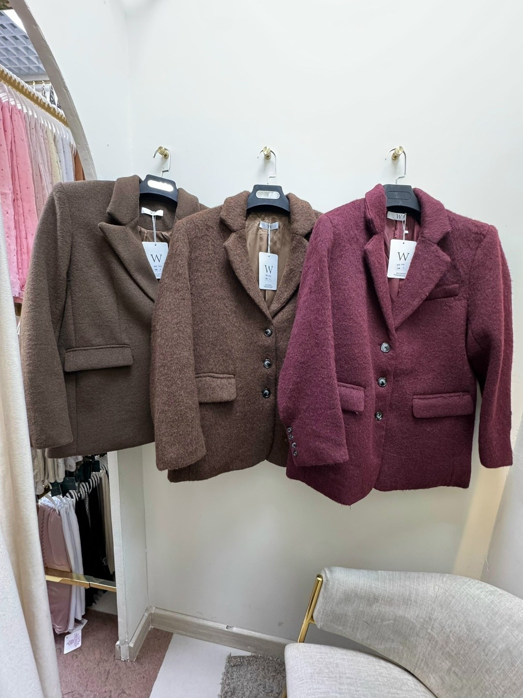 жакет,шерстяное пальто,пальто жакет,пальто пиджак женский,жакет dava 7009 шоколадный