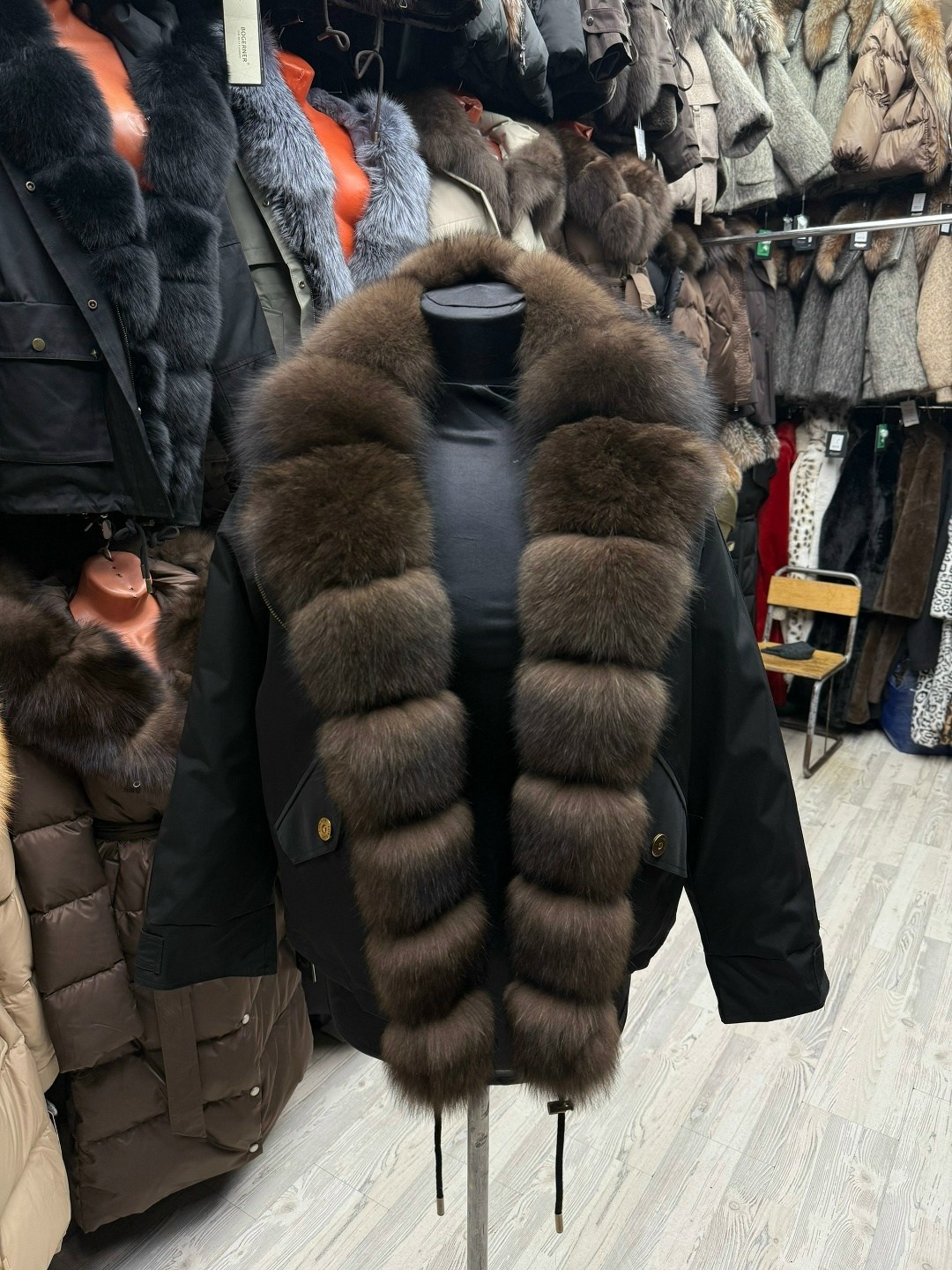 пуховики куртки парки,пуховики с мехом,пуховик женский с мехом,куртка - пуховик с мехом песца city furs,пуховик с меховым воротником