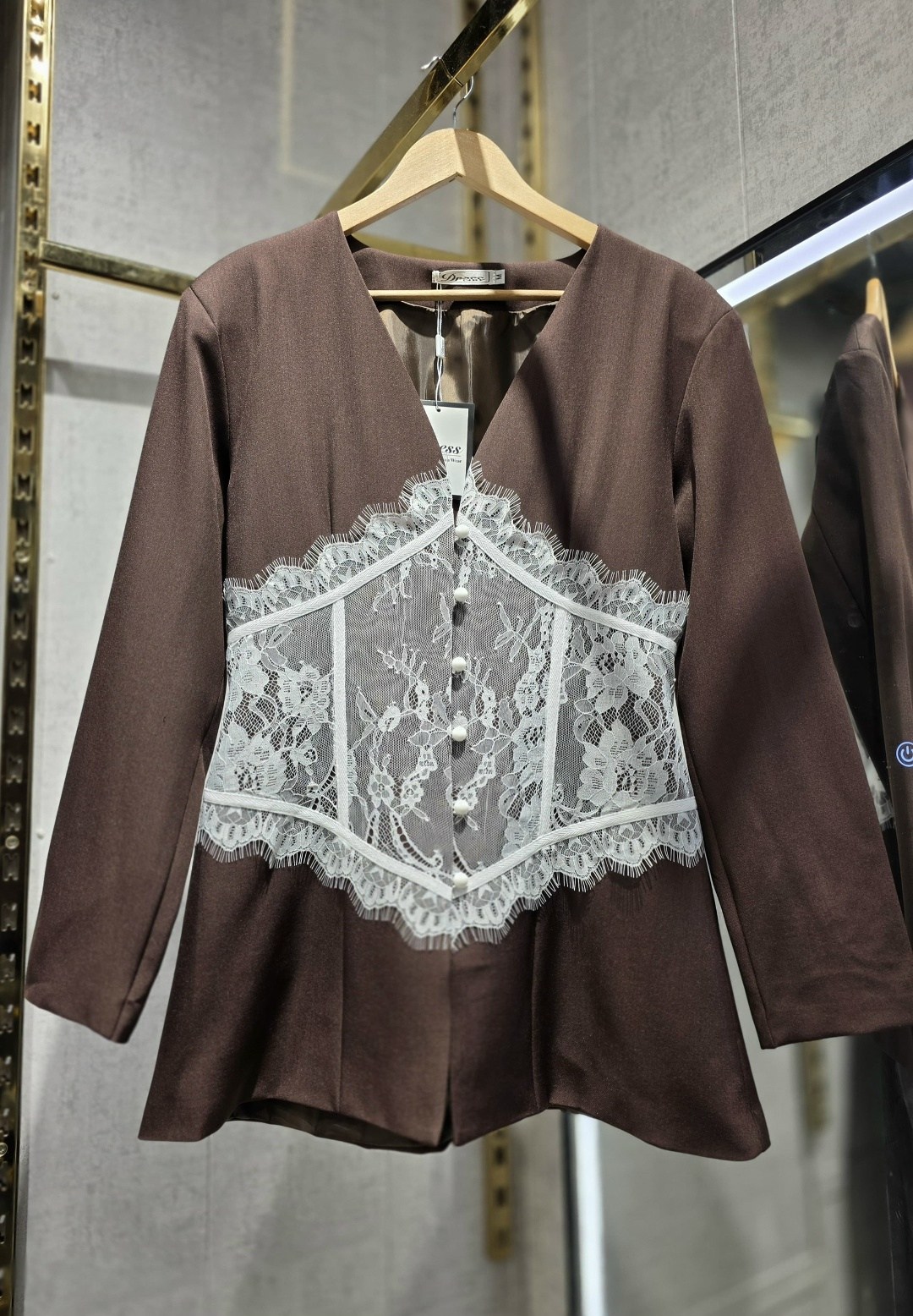 жакет 4forms однобортный приталенный на крючках горький шоколад,жакет приталенный,женские костюмы,пиджак