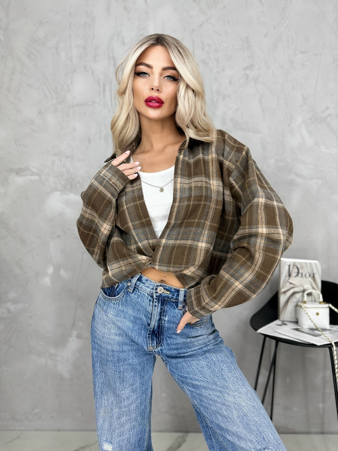 рубашка в клетку оверсайз удлиненная marybeth,женская рубашка в клетку оверсайз,женская рубашка,рубашка в клетку оверсайз на кнопках,рубашка в клетку оверсайз удлиненная