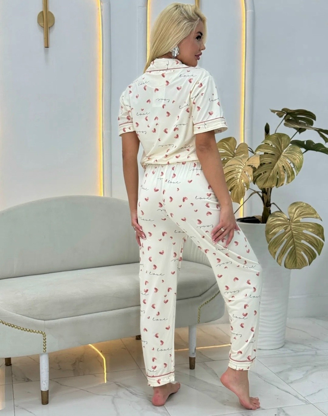 женская пижама,комплект пижама,пижама,пижама и халат,домашняя одежда пижама