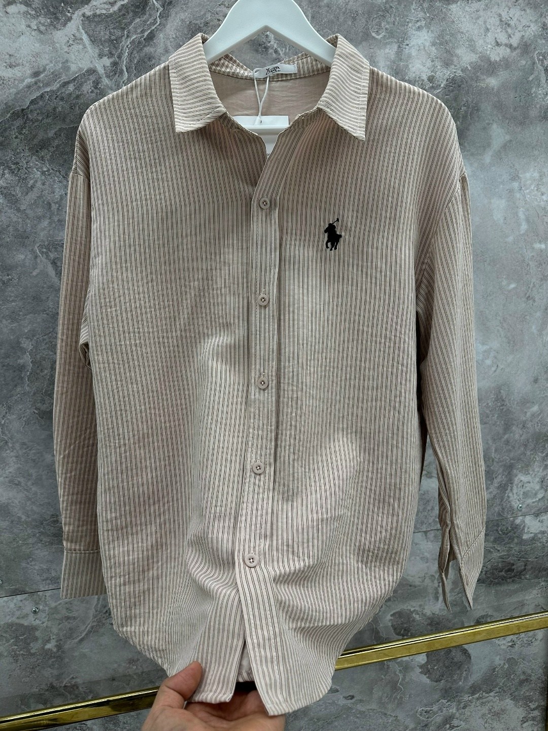 рубашка женская,рубашка в полоску оверсайз,бежевая рубашка,рубашка,женская рубашка в полоску