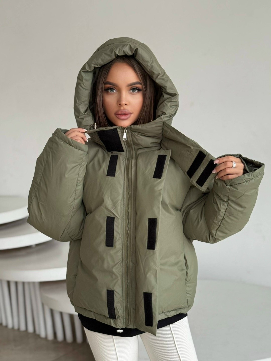 куртка женская дутая оверсайз,куртка оверсайз,куртка зимняя с капюшоном короткая оверсайз epic love,куртка женская,куртка женская зимняя с капюшоном короткая оверсайз reversal