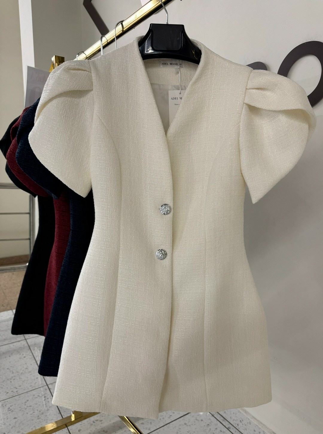 твидовое платье,твидовый жакет,жакет,платье из твида,платье винтажное