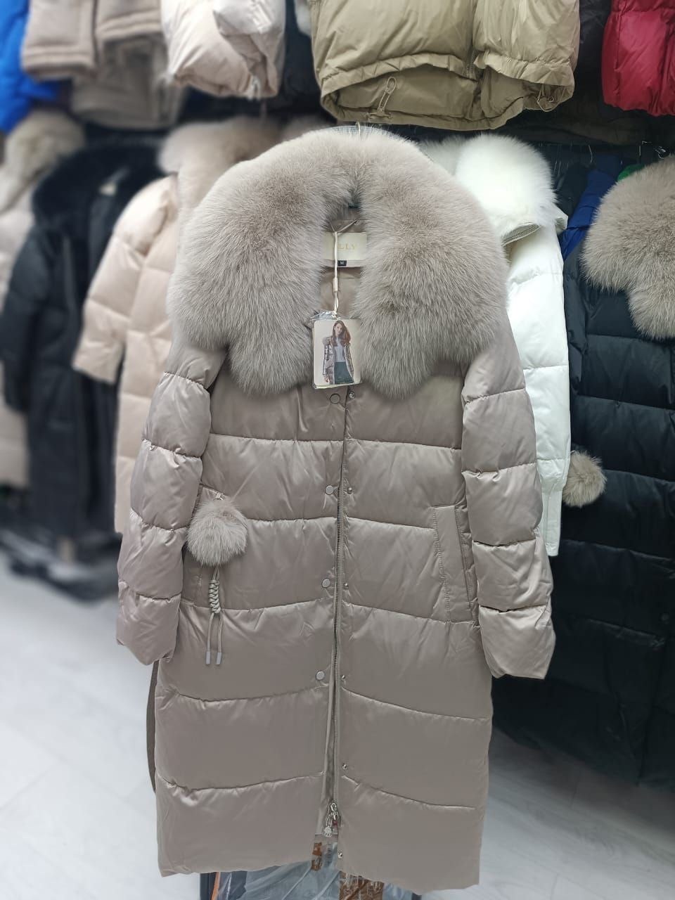 пуховик женский,пуховик,пуховик с натуральным мехом,пуховик зимний женский,пуховик с мехом