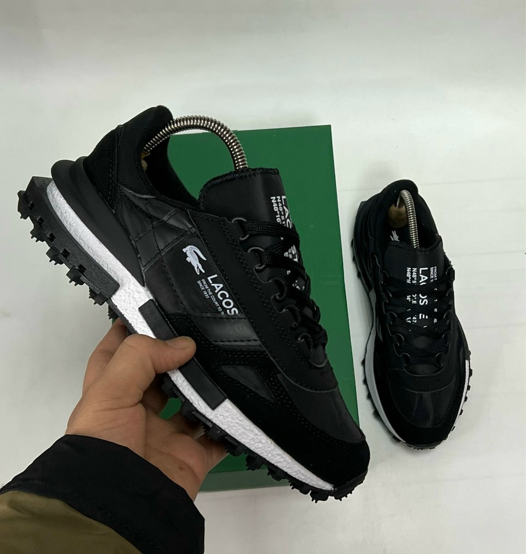 кроссовки lacoste elite active,кроссовки мужские lacoste,кроссовки lacoste,lacoste elite active 224 чёрные кроссовки для мужчин,кроссовки мужские lacoste размер 41/45